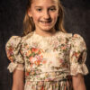 Colonial Dress Floral Cream - Image 3