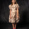 Victorian Dress Pale Flower