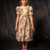 Colonial Dress Floral Cream