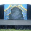 Blue Stage Curtain Backdrop, (smaller vers) - Image 2