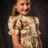 Colonial Dress Floral Cream - Image 2
