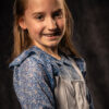 Colonial Dress Floral Blue - Image 2