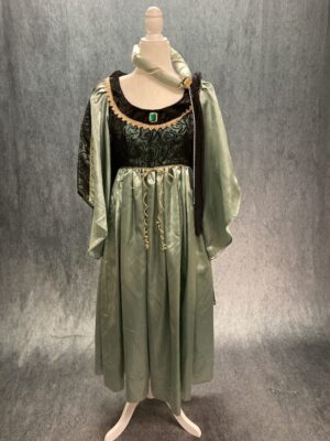 basic green dress