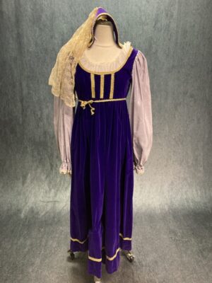 basic purple dress