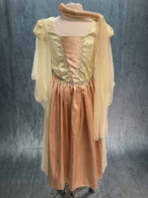basic yellow creme dress