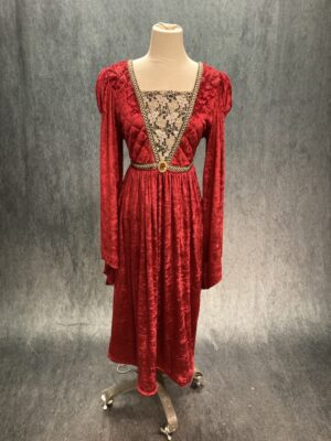 quilted red