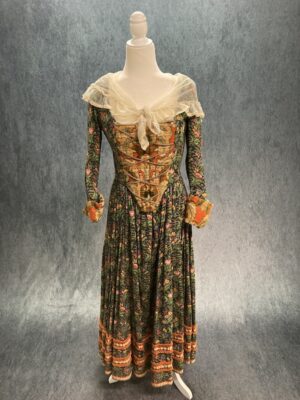 french floral orange