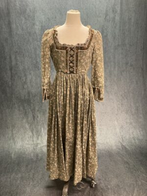 floral green brown