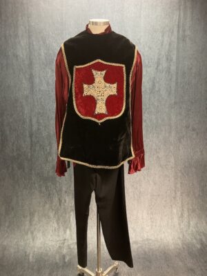 musketeer red black