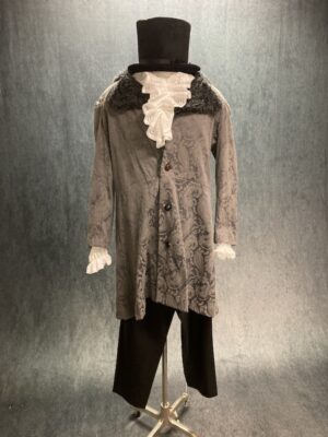 fancy gray coat